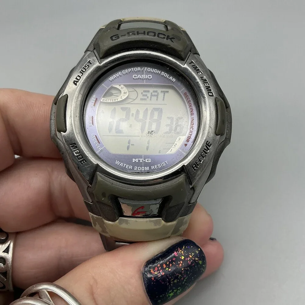 Casio G-Shock 2638 MTG-900 Mens Watch 42mm Solar Atomic Stainless 8.25